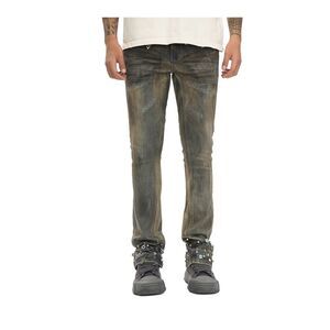 Valabasas Stacked Jeans Ion Mens Blue VLBS-VJ3-1058